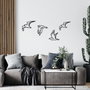 Wallity Zevahir Accesorio Decorativo de Pared de Metal Negro